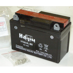 Bateria sin mantenimiento HAIJIU  YTX6.5L-BS para SKYTEAM ACE 125
