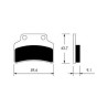 PLAQUETTES FREIN AV. (S-Power 125) LIFAN LF50QT-26B