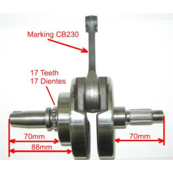 Vilebrequin Moteur  250cc CB230