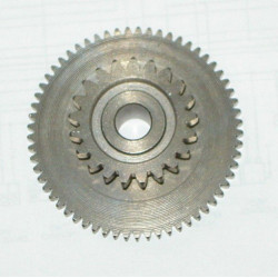 PIÑON Doble del Arranque Z18 (CG125)