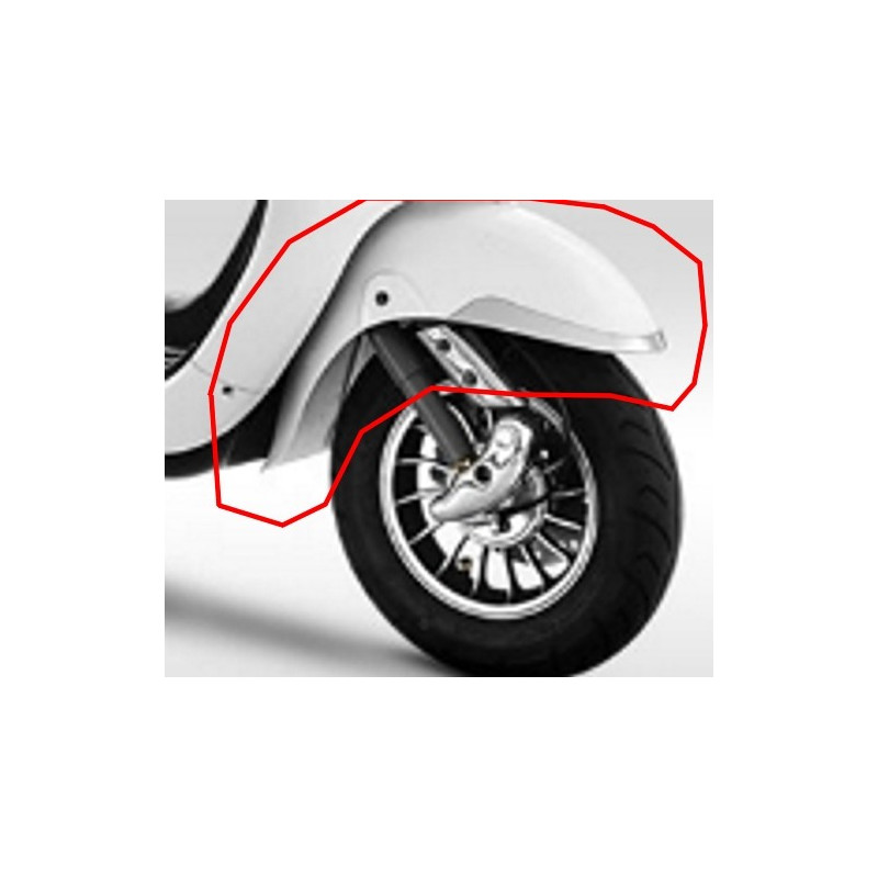 Garde-Boue Avant (Noir) LN125