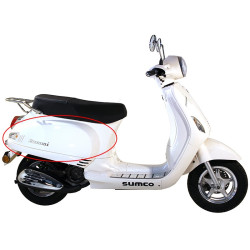 Tapa Lateral Trasera Der (Blanco) Sumco Rommi 125EFI 2017