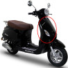 Front Cover (Black) (RM125EFI) ZNEN ZN125T-30A