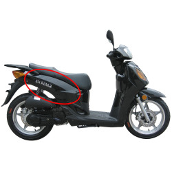 Tapa Lateral Trasera Der. (Negro) (SG125-Xingyue XY125T-12)