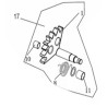 Axe de Pédale de Kick Ensemble GY7 (SG125EFI) 1P52QMI-3 127mm