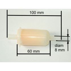 Filtro de Gasolina  para scooter a inyeccion EFI ZNEN ZN125T-30A