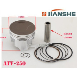Kit Piston Bulon Aros JIANSHE 250 5 LONCIN 250 F motor 171FMM  JIANSHE LONCIN Quad 250