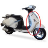 Plastique Face Avant (Blanc) ZNEN ZN125T-F