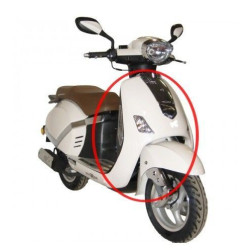 Plastico Escudo Frontal (Blanco) RM125FT