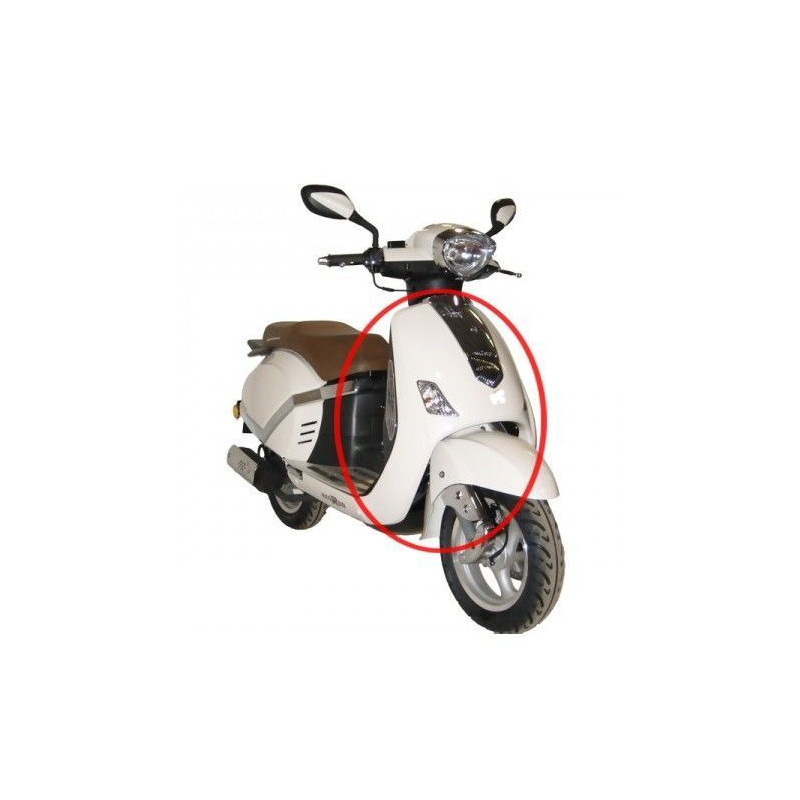 Plastique Face Avant (Blanc) ZNEN ZN125T-F