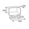 Baul Trasero (Blanco) 36L COOCASE WIZARD LUXURY V36-3