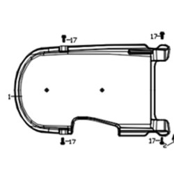 Guardabarros Quilla Infer / Body Bottom Fender E2