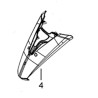 Guard Front Cover (Black) (RM125EFI) ZNEN ZN125T-30A