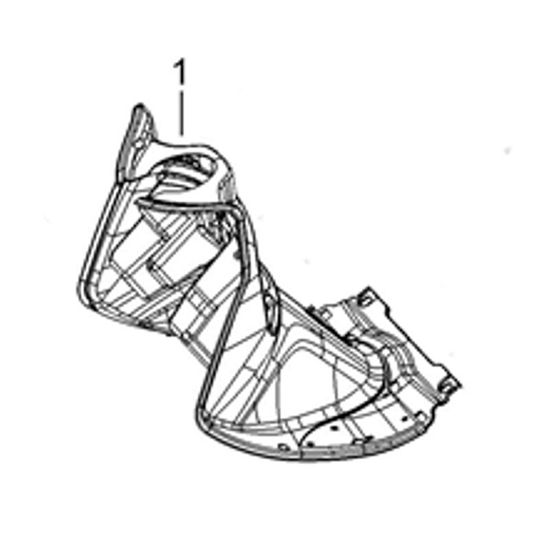 Leg Shield (Black) (RM125EFI)