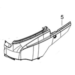 Footrest Platform  (White) (RM125EFI)