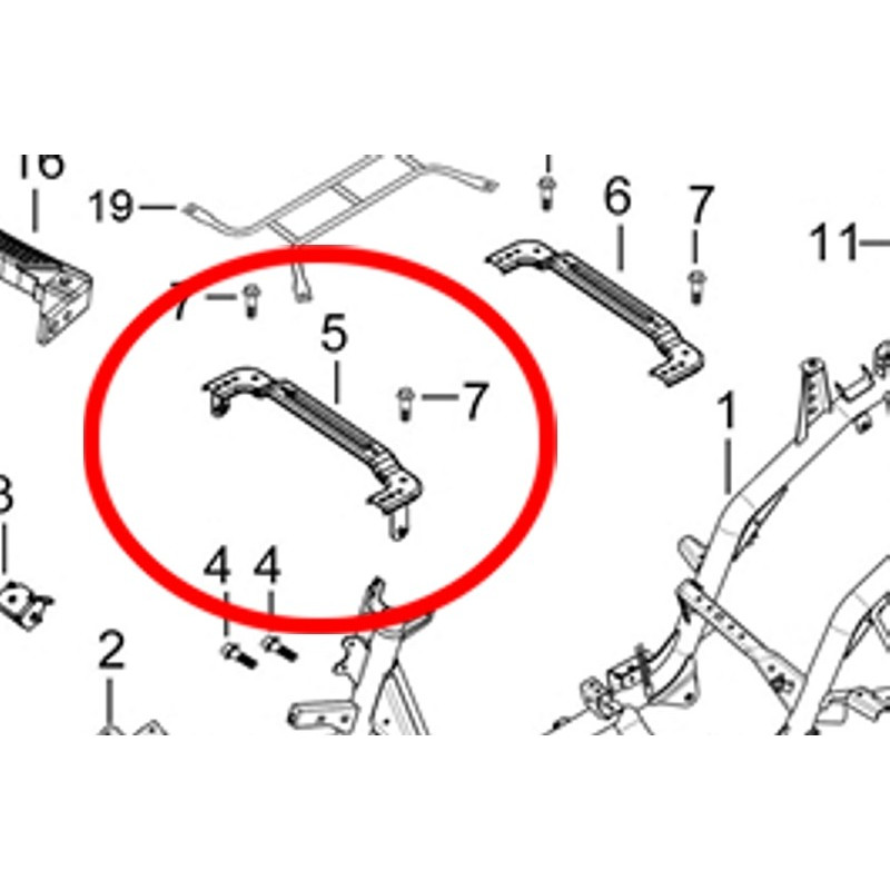 Bracket Horn (Cargo125)