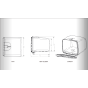 Baul Trasero (Blanco) 36L COOCASE WIZARD LUXURY V36-3