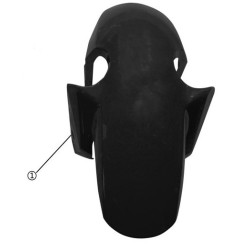 Guardabarros Delantero Negro (RK125i EFI)