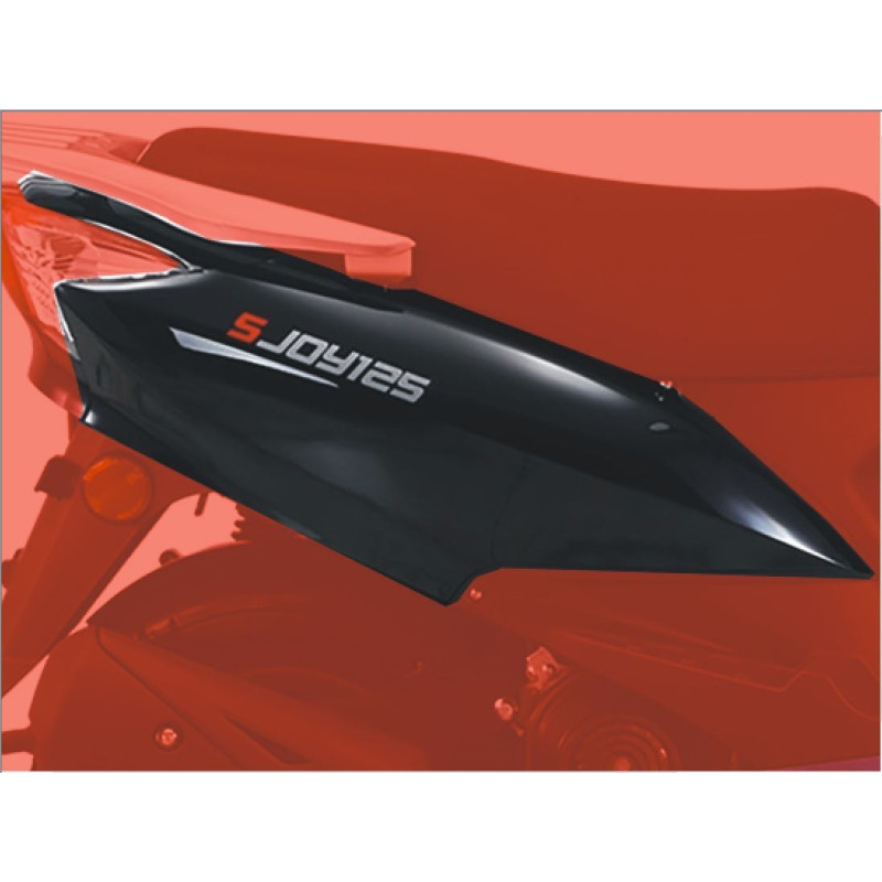 Tapa Lateral Derecha Negra S-JOY 125