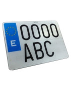 PLACA PORTAMATRICULAS